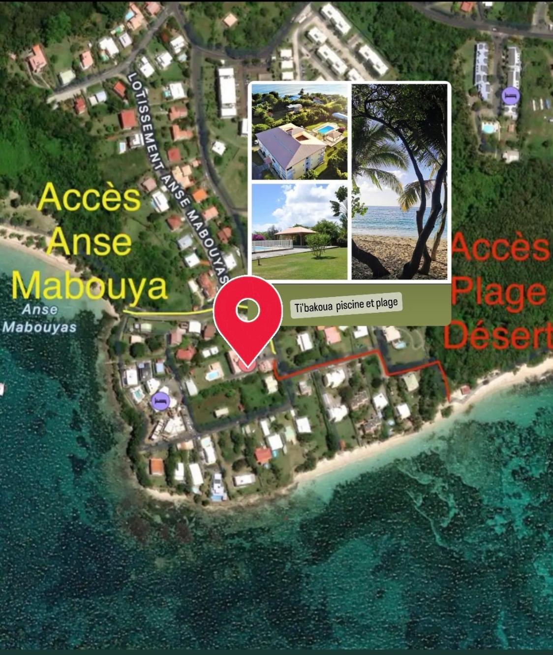 Ti'Bakoua A Sainte-Luce Plage Et Piscine Luaran gambar
